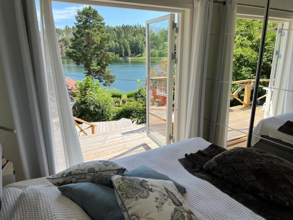 Exclusive Guesthouse With Stunning Seaview! Varmdo Bagian luar foto